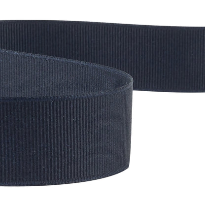Navy Grosgrain Ribbon - 0.9375" Detail