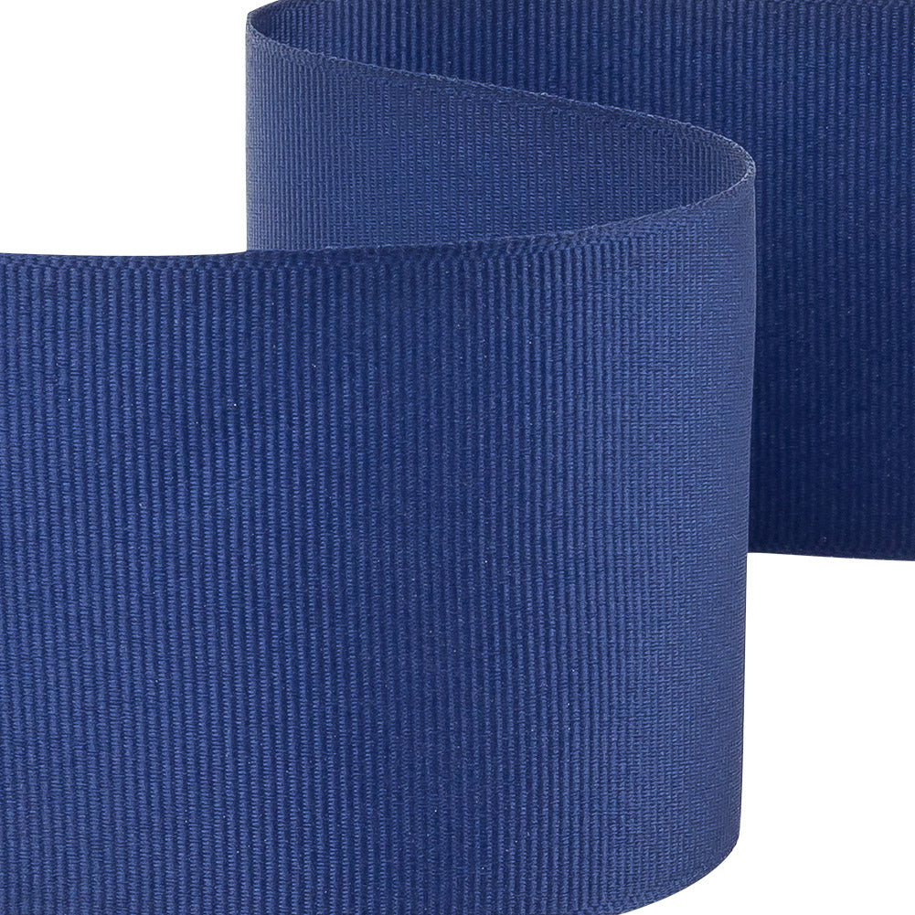 Light Navy Grosgrain Ribbon - 2.125" Detail