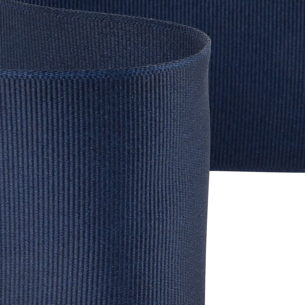Navy Grosgrain Ribbon - 2.25" Detail