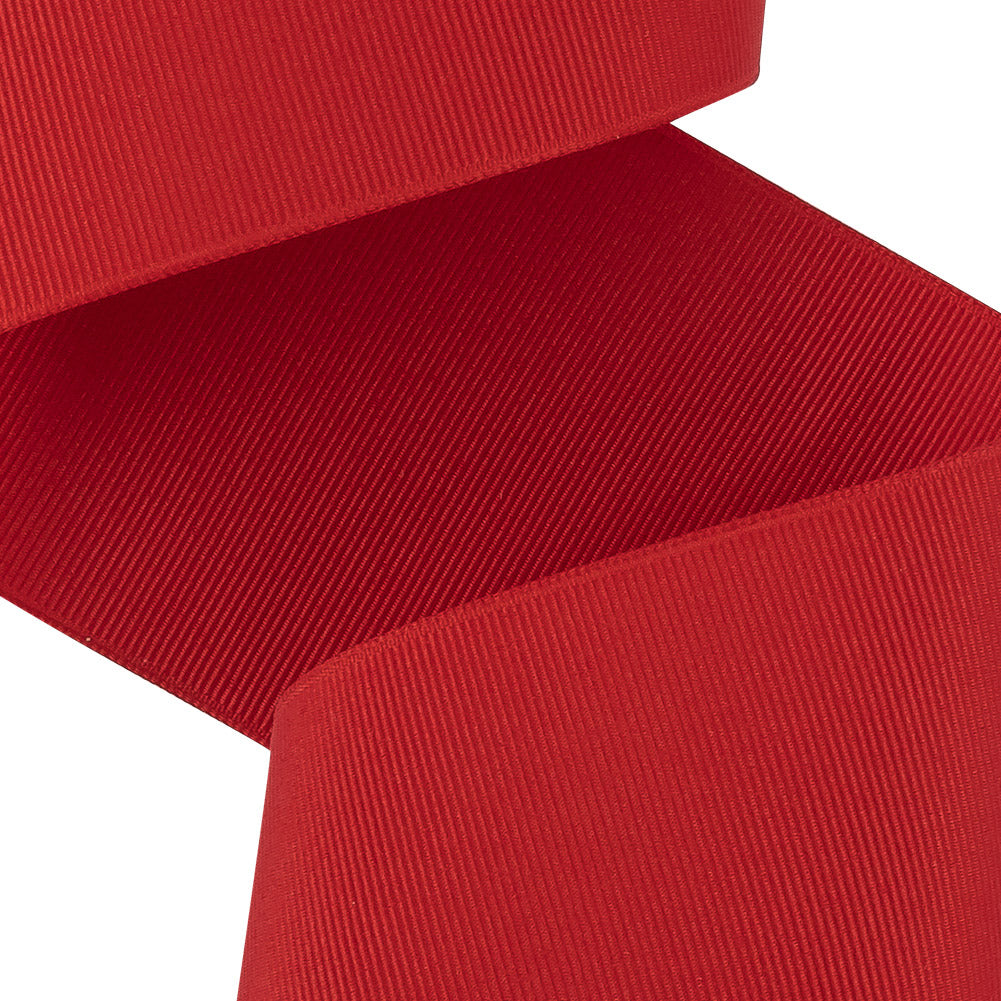 Red Grosgrain Ribbon - 3" Detail