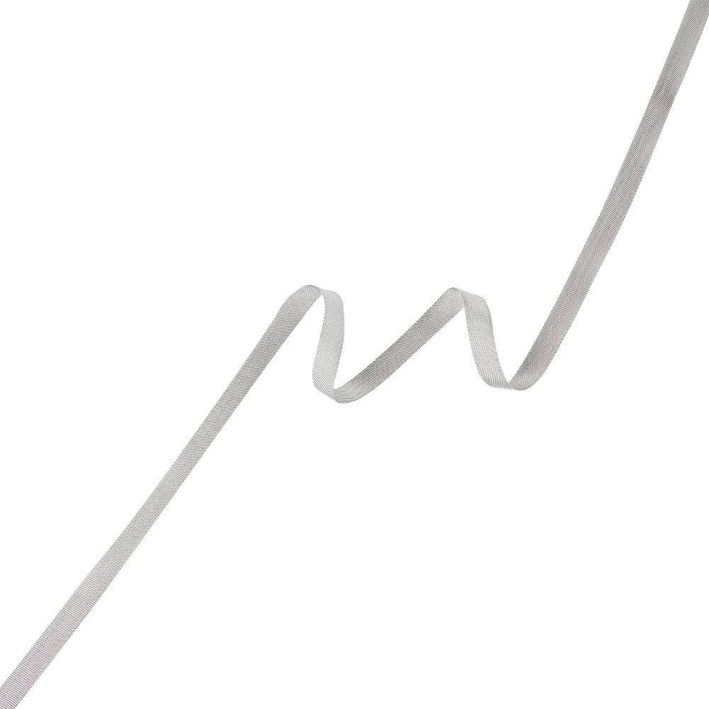 Light Gray Woven Edge Rayon Seam Binding - 0.25"