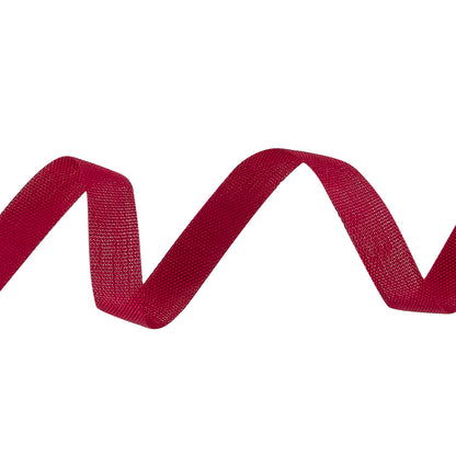 Deep Magenta Woven Edge Rayon Seam Binding - 0.25" Detail
