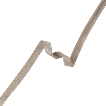 Stone Gray Woven Edge Rayon Seam Binding - 0.6"