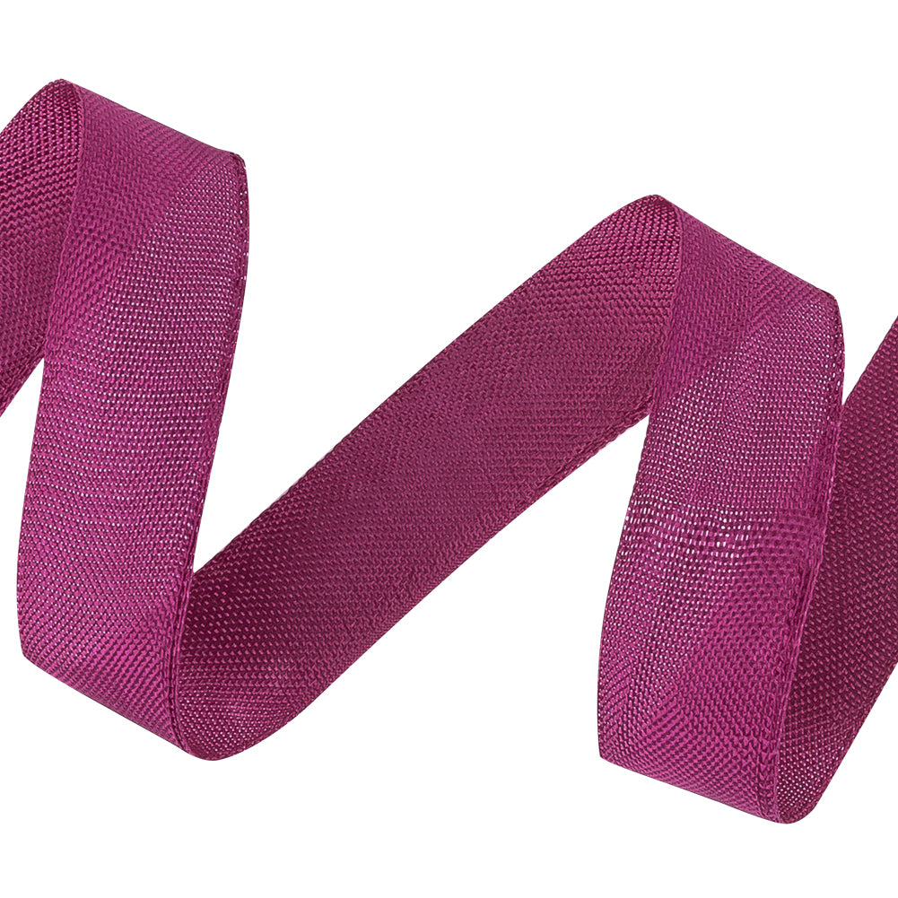 Magenta Woven Edge Rayon Seam Binding - 0.6" Detail