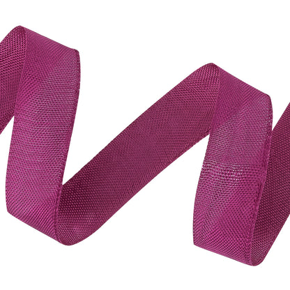 Magenta Woven Edge Rayon Seam Binding - 0.6" Detail