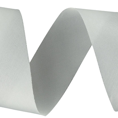 Translucent White Raw Edged Satin Bias Tape - 1.125" Detail