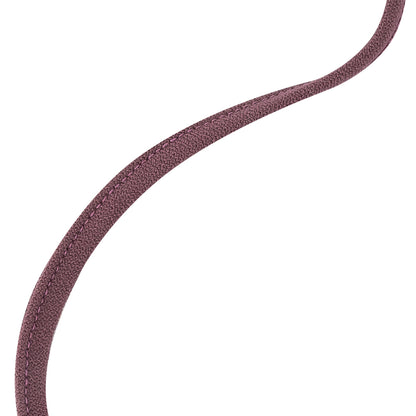 Plum Wine Creped Bias Cut Spaghetti Cord - 0.25" Detail