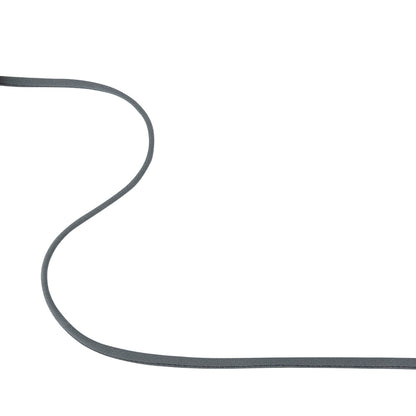 Charcoal Gray Bias Cut Spaghetti Cord - 0.25"