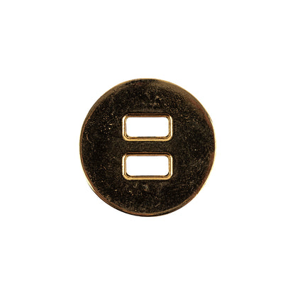 Italian Gold Spider Web Slated Metal Button - 32L/20mm Detail