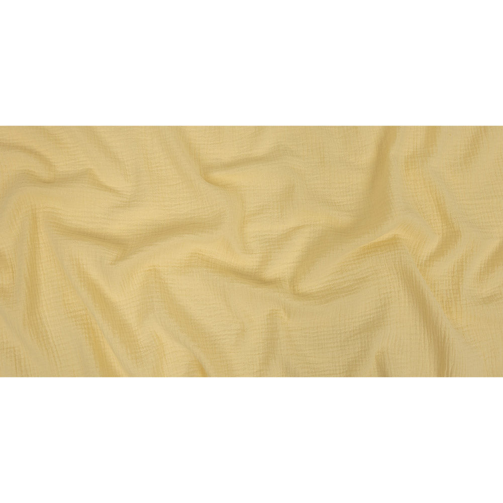 Double Cotton Gauze - Mellow Yellow - Talamanca Collection Folded