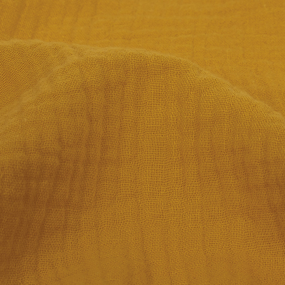 Double Cotton Gauze - Gamboge - Talamanca Collection Detail