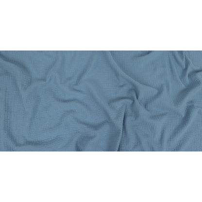Double Cotton Gauze - Steel Blue - Talamanca Collection Full