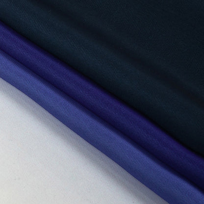 Milly Star White to Moonlit Ocean Ombre Polyester Georgette Folded