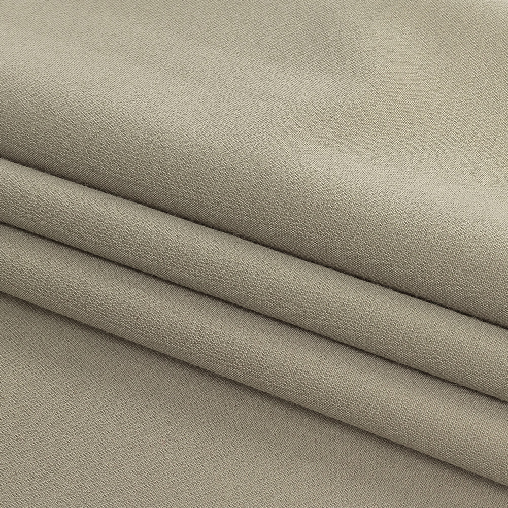 Italian Stone Stretch Blended Viscose Twill Folded