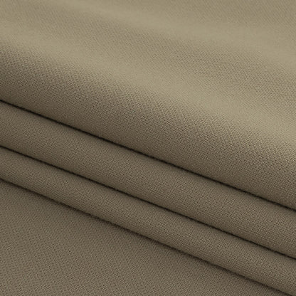 Italian Hemp Green Stretch Polyester and Viscose Woven Folded