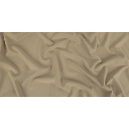 Italian Hemp Green Stretch Polyester and Viscose Woven Full