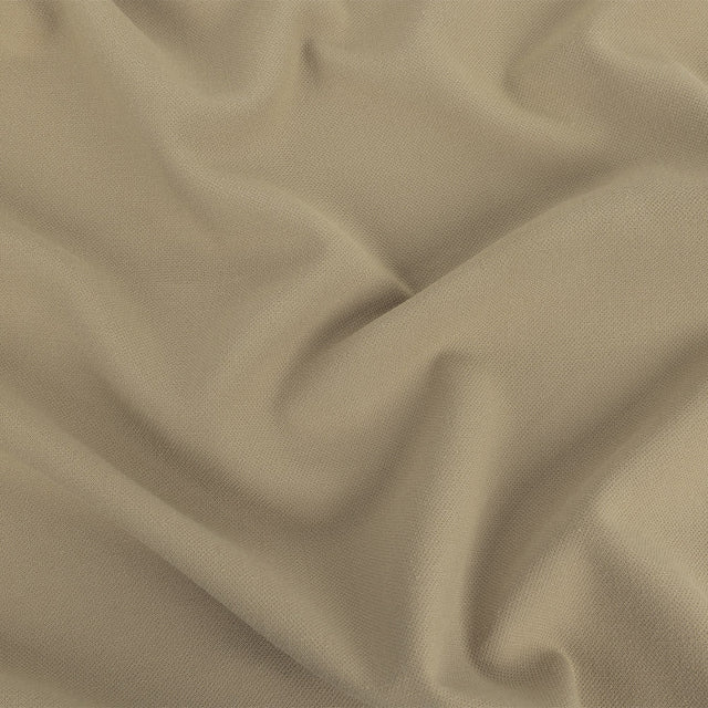 Italian Hemp Green Stretch Polyester and Viscose Woven