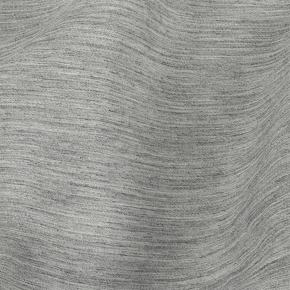 Italian Heathered Gray Gauzy Crinkled Viscose Scrim Detail