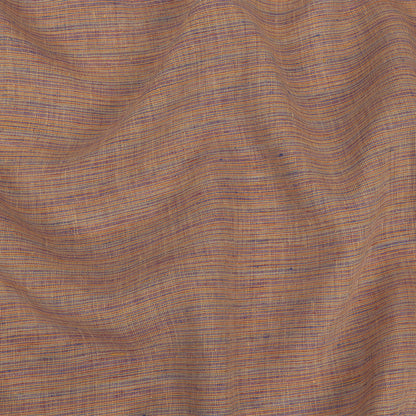 Yellow, Red and Blue Striated Linen Woven