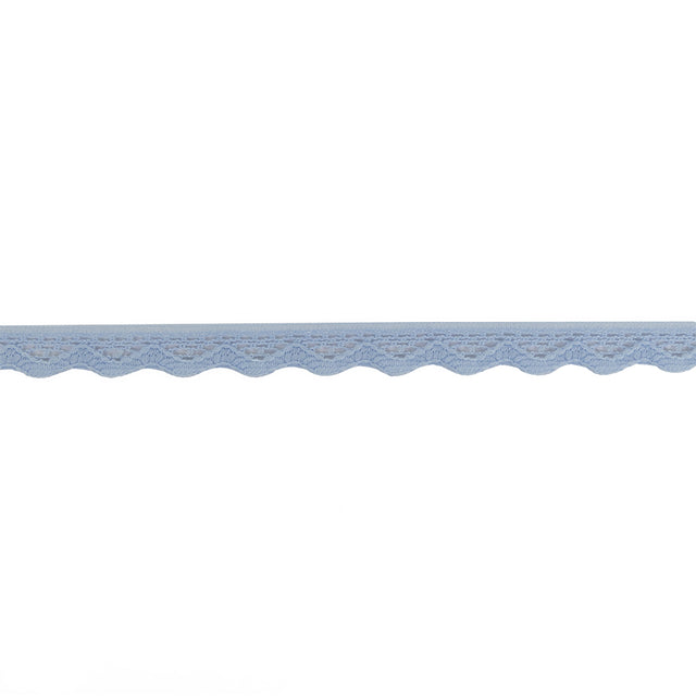 Periwinkle Scalloped Edge Lace Geometric Trimming - 0.5"