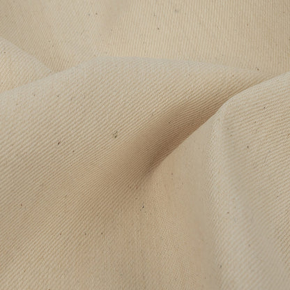 Greige Cotton Denim with Give Detail