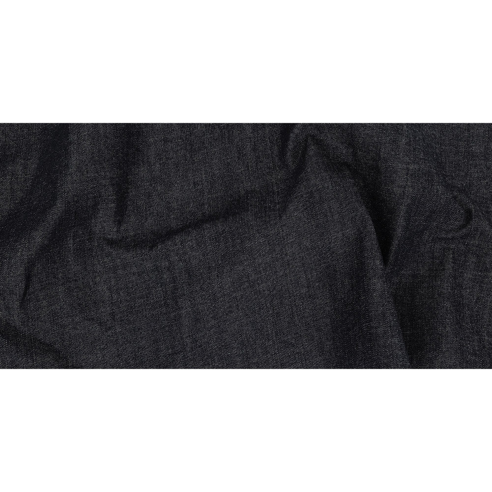Stiff Heavyweight Blue Graphite Cotton Denim Twill Full