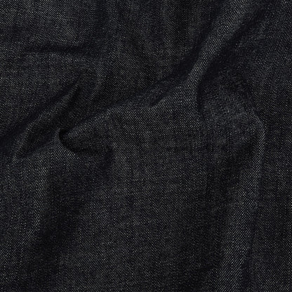 Stiff Heavyweight Blue Graphite Cotton Denim Twill