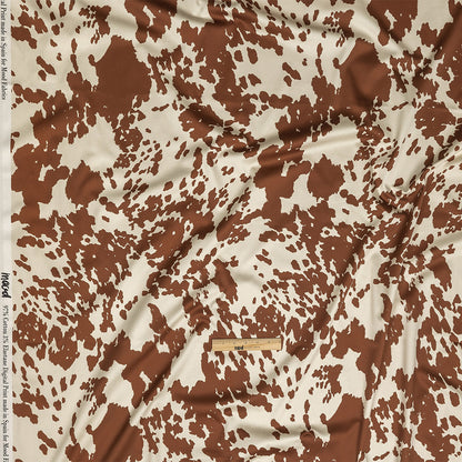 Mood Exclusive Brown Patina Bovine Best Stretch Cotton Sateen Full