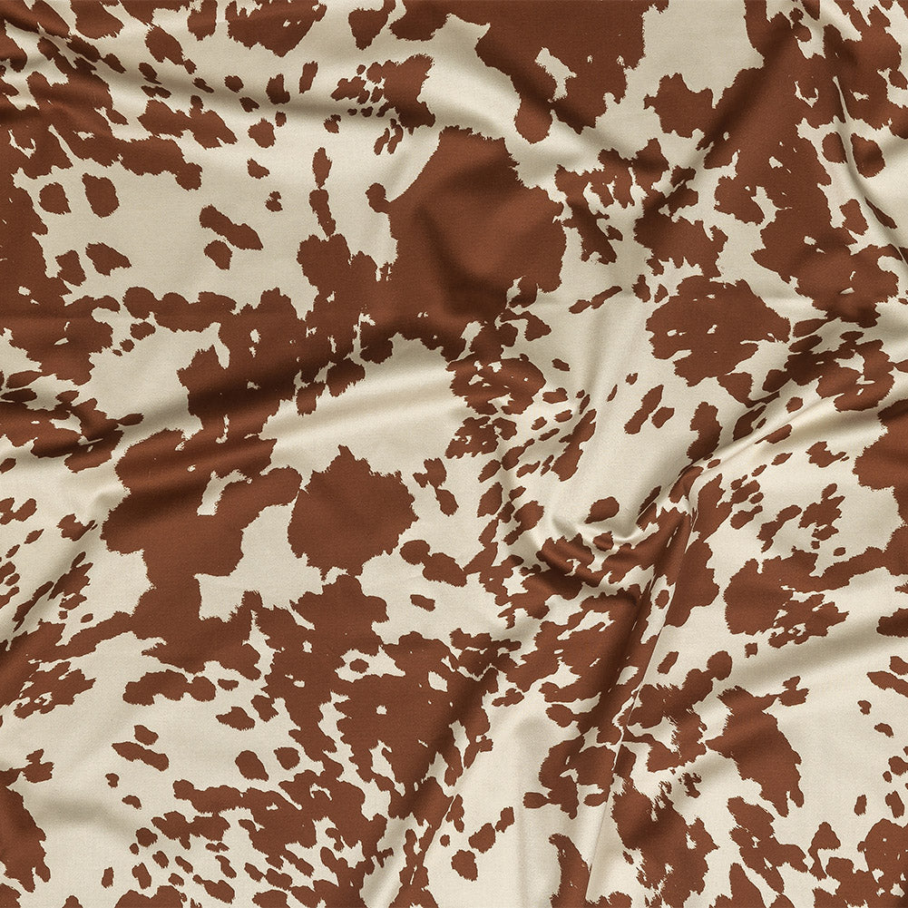 Mood Exclusive Brown Patina Bovine Best Stretch Cotton Sateen