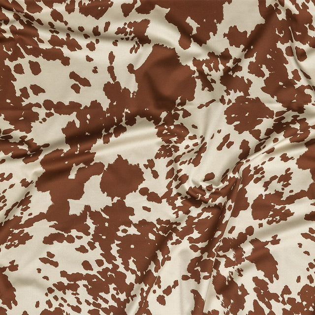 Mood Exclusive Brown Patina Bovine Best Stretch Cotton Sateen
