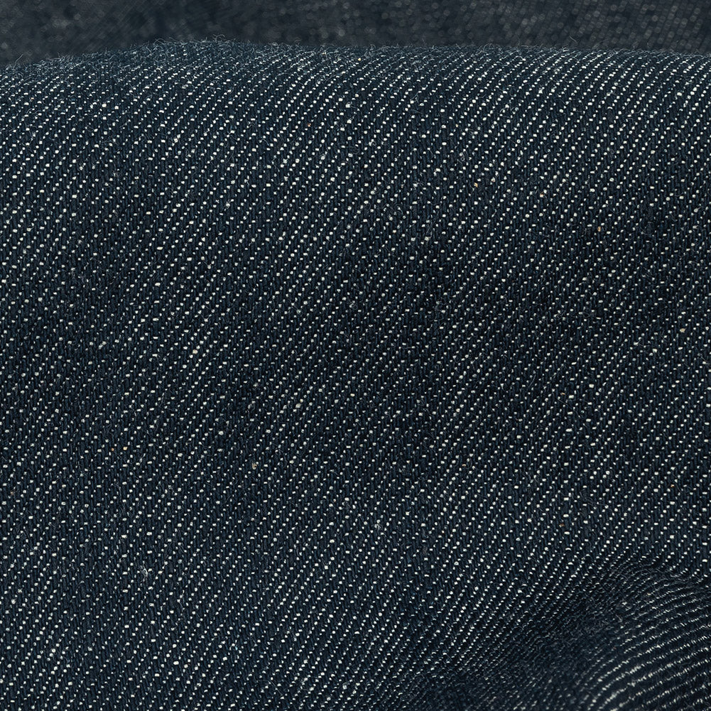Bright Navy Cotton Denim Twill Detail