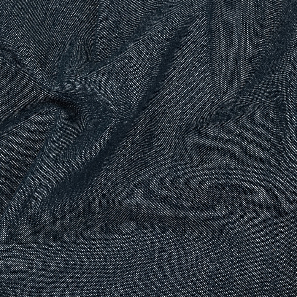 Bright Navy Cotton Denim Twill