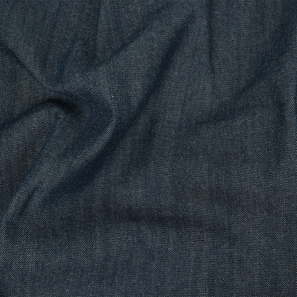 Bright Navy Cotton Denim Twill
