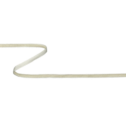 Egret Single Face Velvet Ribbon - 0.125"