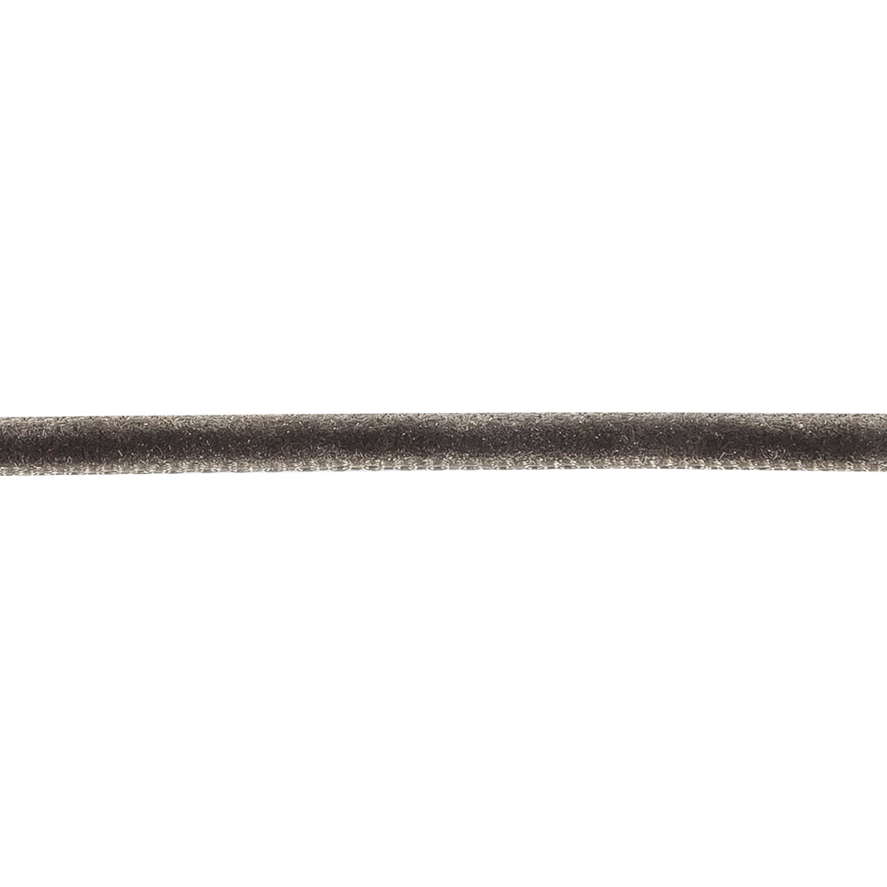 Greatest Gray Single Face Velvet Ribbon - 0.125" Detail