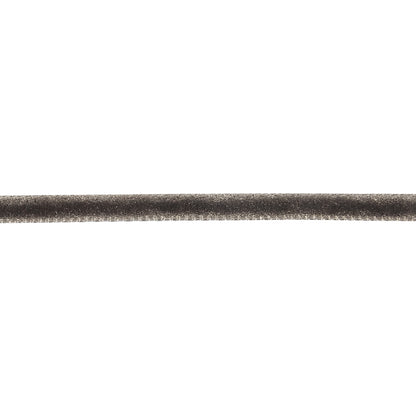 Greatest Gray Single Face Velvet Ribbon - 0.125" Detail