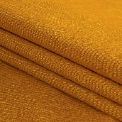 Stretch Linen Woven - Tangerine - Asturias Collection Detail