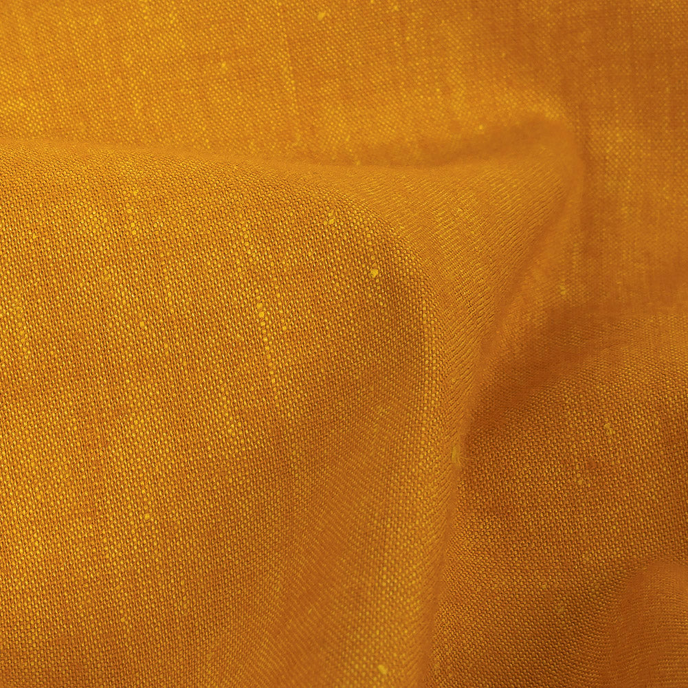 Stretch Linen Woven - Tangerine - Asturias Collection Full