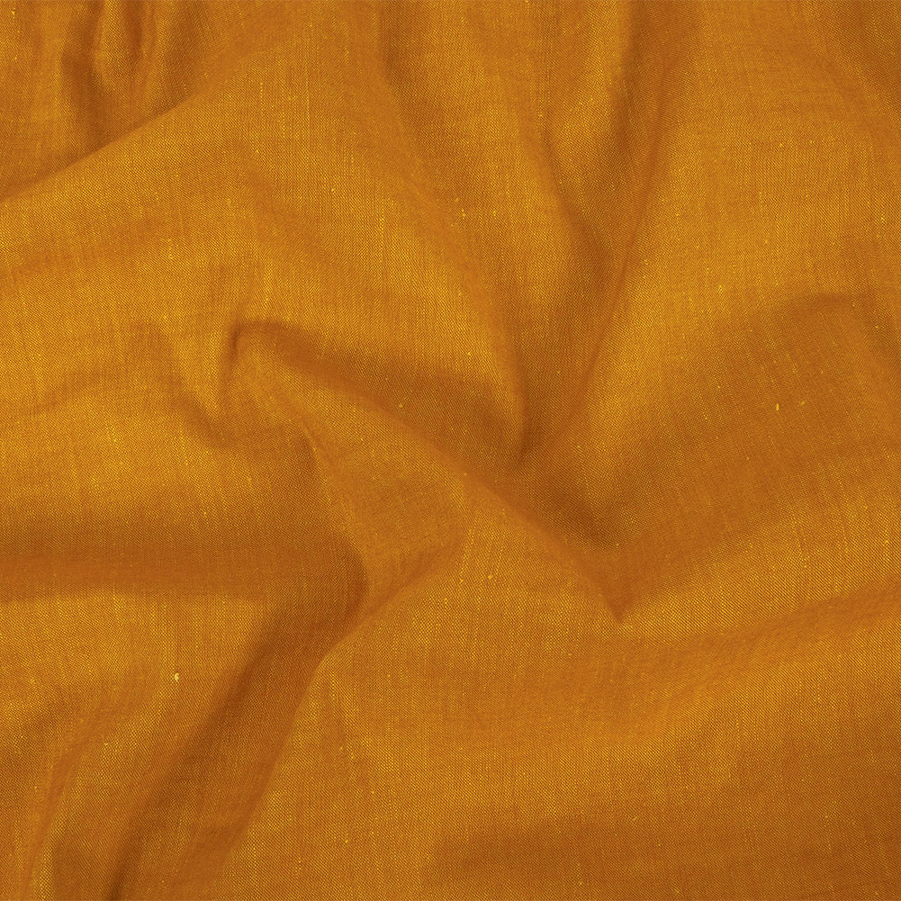 Stretch Linen Woven - Tangerine - Asturias Collection