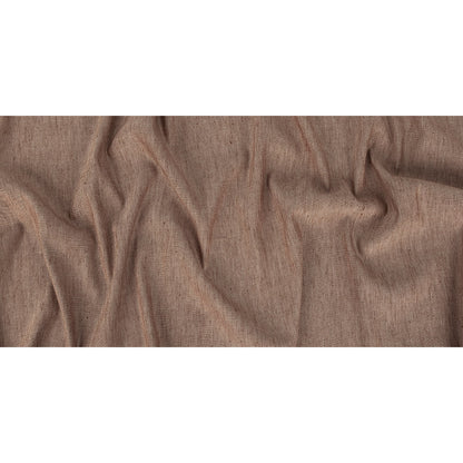 Heathered Cocoa Stretch Linen and Rayon Woven Full