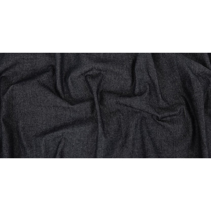 Medium Weight Dark Navy Cotton Denim Twill Full