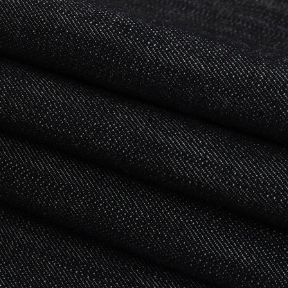 Indigo Cotton Denim Twill Folded