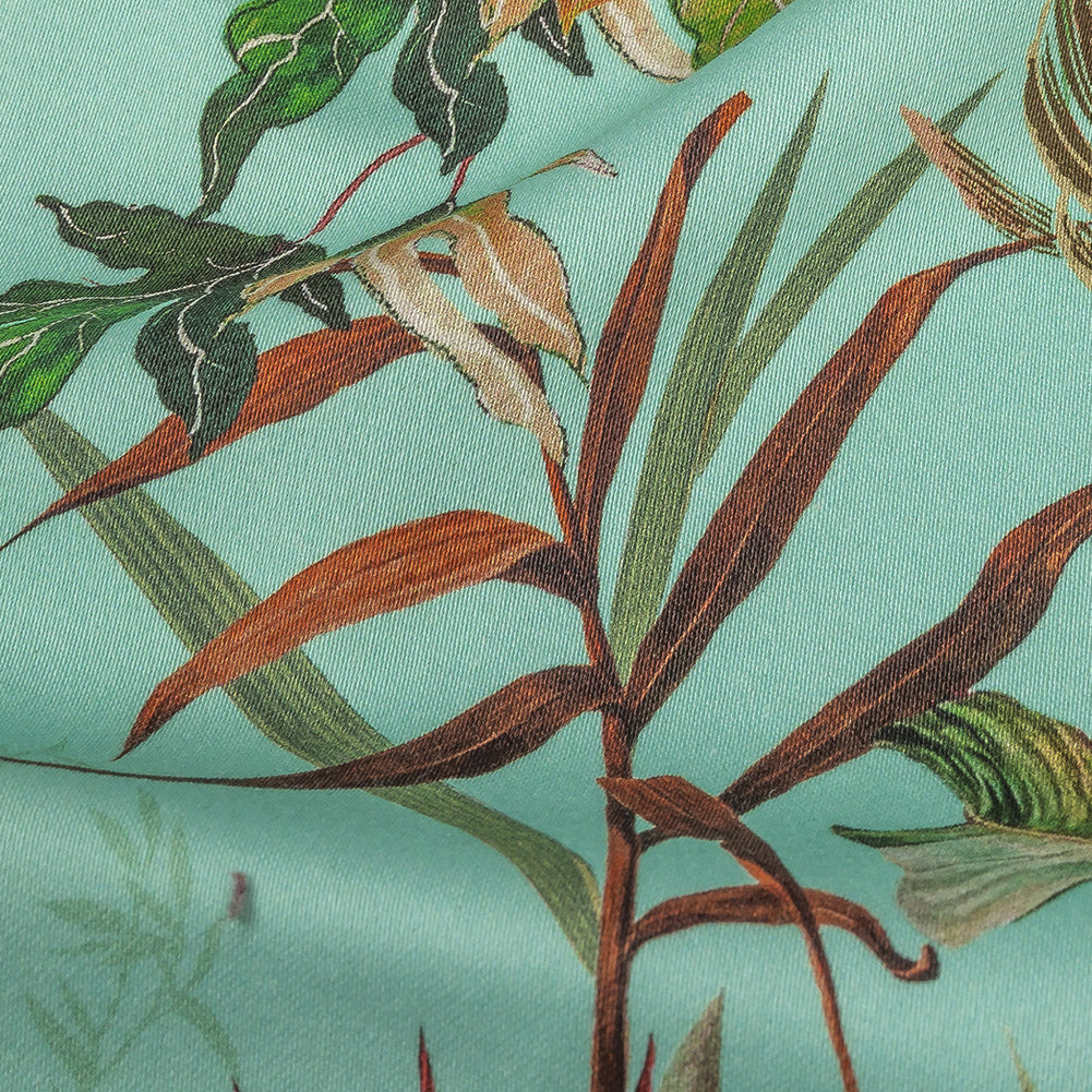 Mood Exclusive Tropical Tumbling Stretch Cotton Sateen Detail