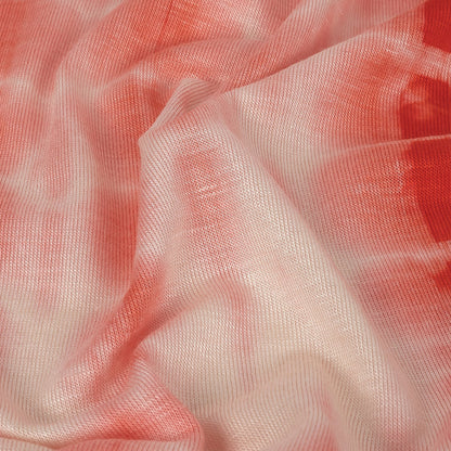 Coral Spine Tie Dye Rayon Jersey Detail