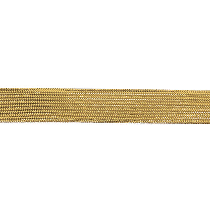 Gold Metallic Textured Lurex Ribbon - 0.625" Detail
