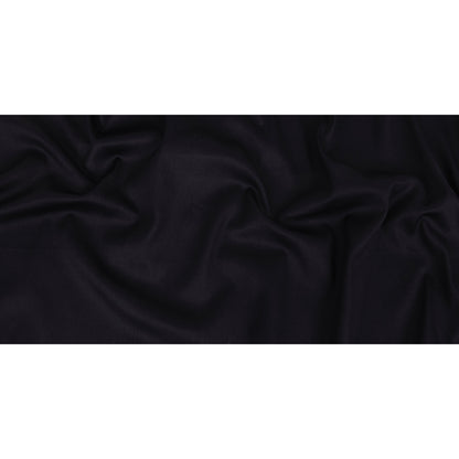 Medium Weight Midnight Navy Heavy Stretch Cotton Twill Full