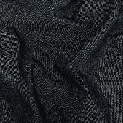 Heavyweight Bright Navy Cotton Denim Twill with Give