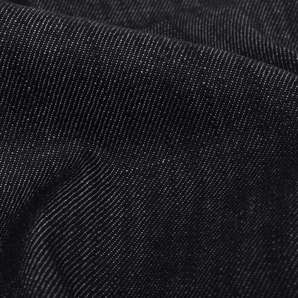 Lightweight Indigo Stretch Cotton Denim Twill Detail