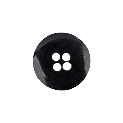 Black Horn Button - 32L/20mm Detail