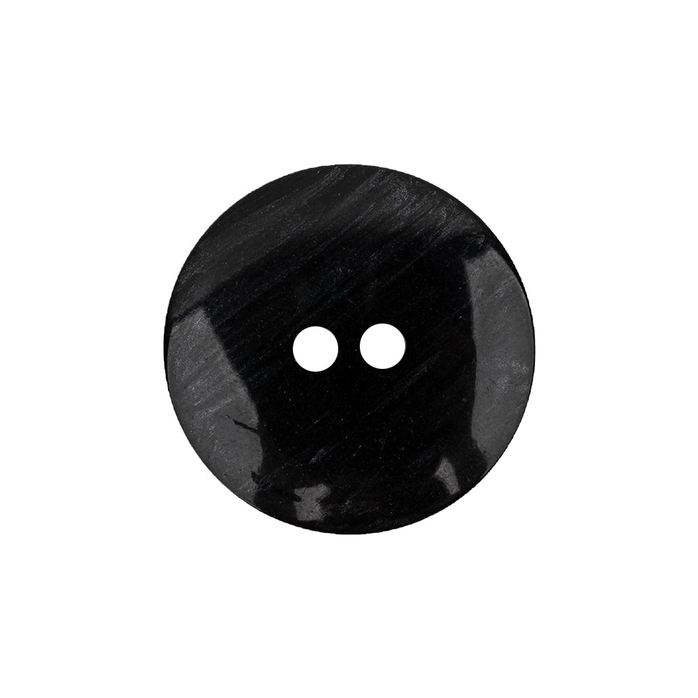 Italian Gold and Black Glitter 2-Hole Button - 36L/23mm Detail